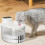 Cats Drinking Fountain Circulating Pet Water-White 3