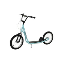 Kick Scooters for Kids with Adjustable Height, Anti-Slip Deck, Dual Brakes, Rubber Tyres for Boys and Girls Aged 5+ Years Old - Blue