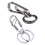 Handcraft Stainless Steel Keychain Double-Handmade spring stai 2