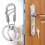 Handcraft Stainless Steel Keychain Double-Handmade spring stai 3