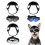 Dog Goggles Helmets for Sports Secure Adjustable Strap-Silver 3