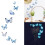 Luminously PVC Wall Sticker Blue Glowing In Dark Butterfly 2