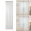Breathable White Window Mesh Panel Dustproof Easy-1 2 White 2
