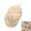 High Absorbent Skin Friendly Hand Towel Floral Pattern-Yellow 4