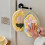 High Absorbent Skin Friendly Hand Towel Floral Pattern-Yellow 5