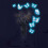 Luminously PVC Wall Sticker Blue Glowing In Dark Butterfly 4