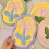 High Absorbent Skin Friendly Hand Towel Floral Pattern-Yellow 7