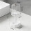 Vertical Toothbrush Holder Organizers With Removable Lid-Blue 5