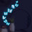 Luminously PVC Wall Sticker Blue Glowing In Dark Butterfly 6