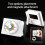 Magnetic Kitchen Timers Quiet Operation Visual LED-White 6
