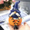Halloween Pumpkin Gnomes with Witch Hat Miniature-Light gray C 4