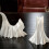 Sculptures miniatures de chats fantomatiques scintillant dans 6