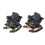 Unique Temperature Sensitive Frogs Teas Pet Elegant Homes-Green 2