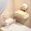 Bathroom Essential ABS Soap Dishes With Secure-White milk 6