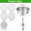 Practical Soil Filtering System Metal Compost Sieve with 4