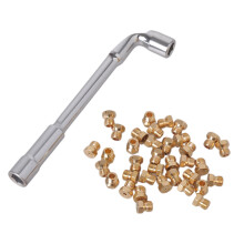 Professional Gas Stove Brass Nozzle With Sleeve Natural Gas