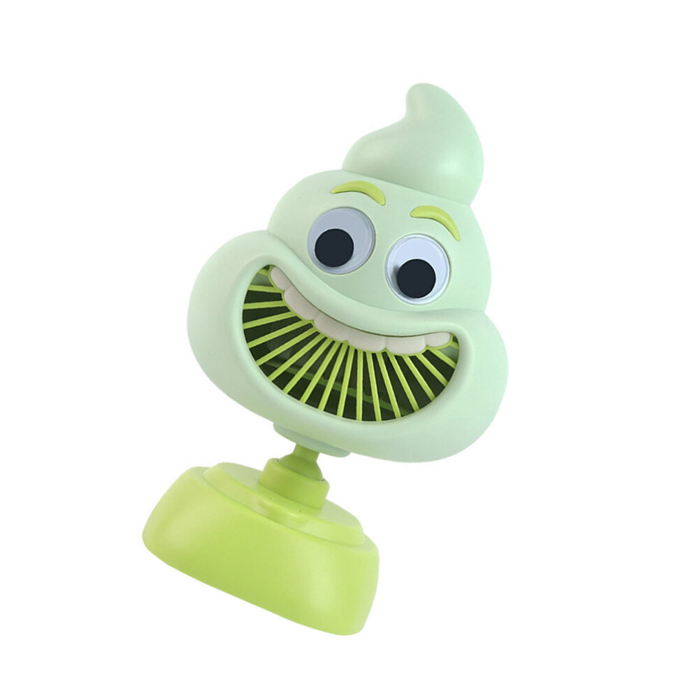 Innovative Small Fan Poop Shape With Energy Efficient-Green 7751001335822