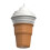 Portable Electric Ice Cream Machine Plastic Texture Suitable-1 1