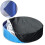 Couverture de piscine ronde robuste de 15 pieds,- Bleu 1