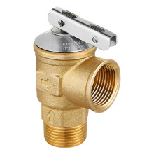 Small 3/4 Inch Water Heater Safety Device Brass Build For Tight