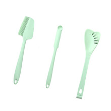 Ensemble de spratules de cuisson en Silicone, 3 pièces,-Vert