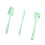 Professional 3pcs Kitchen Spatulas Nonstick Surfaces-Green 1