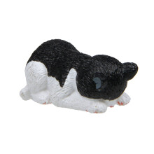 Miniatuur Facepalm Kattenbeeldjes PVC Decors Dierenornament-5