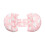 Comfortable Lumbar Support Pillow for Bed Sofa or-Pink kitten 1