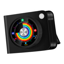 Stille visuele countdownsklok Magnetisch keukenhulpmiddel-Zwart