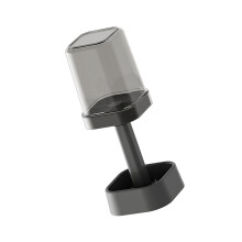 Hygienic Plastic Toothbrush Stand Adjustable Design-Gray