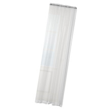 Privacy Sheer Curtains Sturdy Polyester Materials-150 46 White