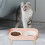 Elevated Ceramic Pet Double Bowls Feeding Dishes-White 6