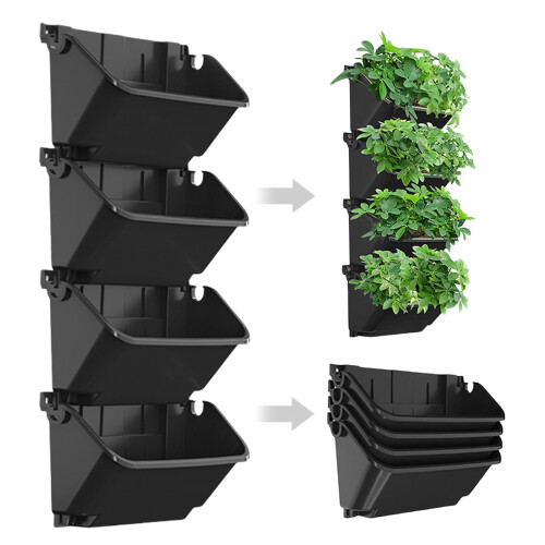 Modular Vertical Garden Planter Set for Herbs Succulents Home 2