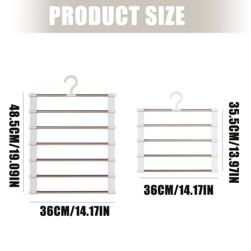 Efficient Stackable Pants Holder Sturdy Metal-Four floors 2 2