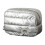 Stylish Makeup Case With Inner Dividers-Silver three dimensi 1