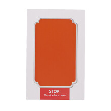 Draagbaar babyhandafdruk-stempelkussen voor-oranje kleur