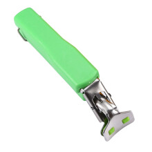 Ergonomic Stainless Steels Bowl Gripper With Secure Tongs-Green