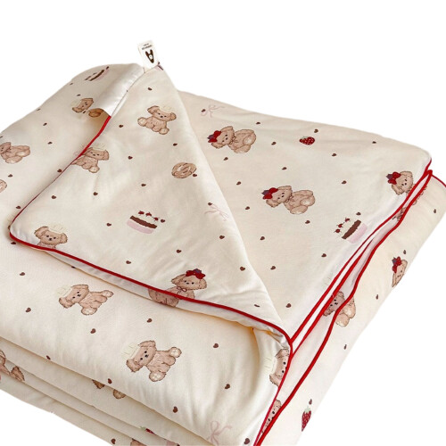 Lightweight Soybean Cotton Blend Air Conditioning Quilt-B