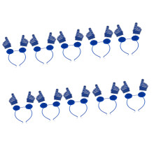 Kids Athletic Hairband Cheer Fan Football Headwear-10 blue