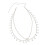 Adjustable Waist Belt Chain Featuring Double Strands Of-silver 1