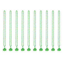 10Pcs Patricks Day Plastic Beads Necklace Patricks Costume-01