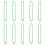 10-teiliges Kunststoff-Patricks-Day-Perlen-Halsketten-Set,-04 1