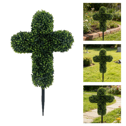 Realistic Looking Religious Crossing Planter Stake Ideal For 1