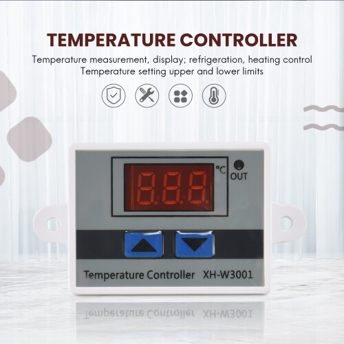 220V Digital LED Temperature Controller 10A Thermostat Control  Probe New 1
