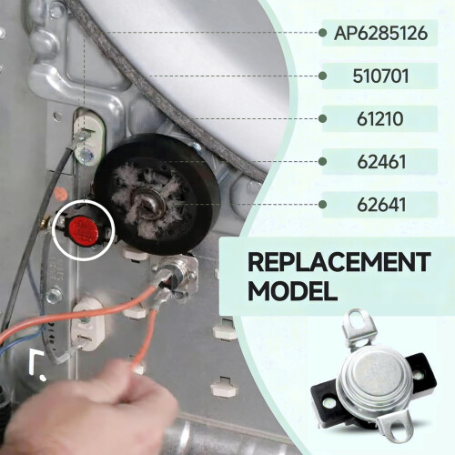 Replacement Thermostat For Appliance D510701 Suitable For 2