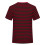 Men's short-sleeved striped sailor-style crew neck basic-Red XL 5