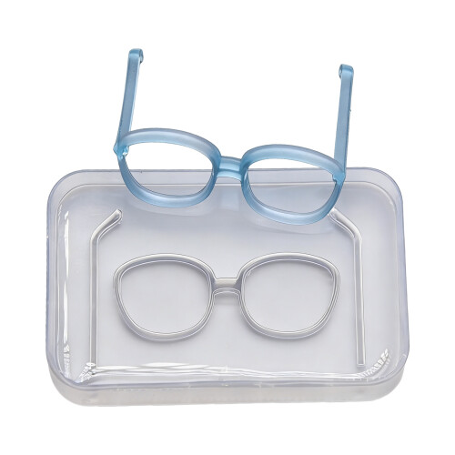 Sturdy Food Safe Silicone Face Template With Eyeglass-Section B