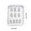 Nails Art Silicone Mold Small Leaf Shape Manicure Training Tool 3