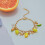 Adjustable Fruit Charm Bracelet with Sweet Pendant Stainless 7