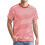 Men's short-sleeved striped sailor-style crew neck basic-Red XL 1